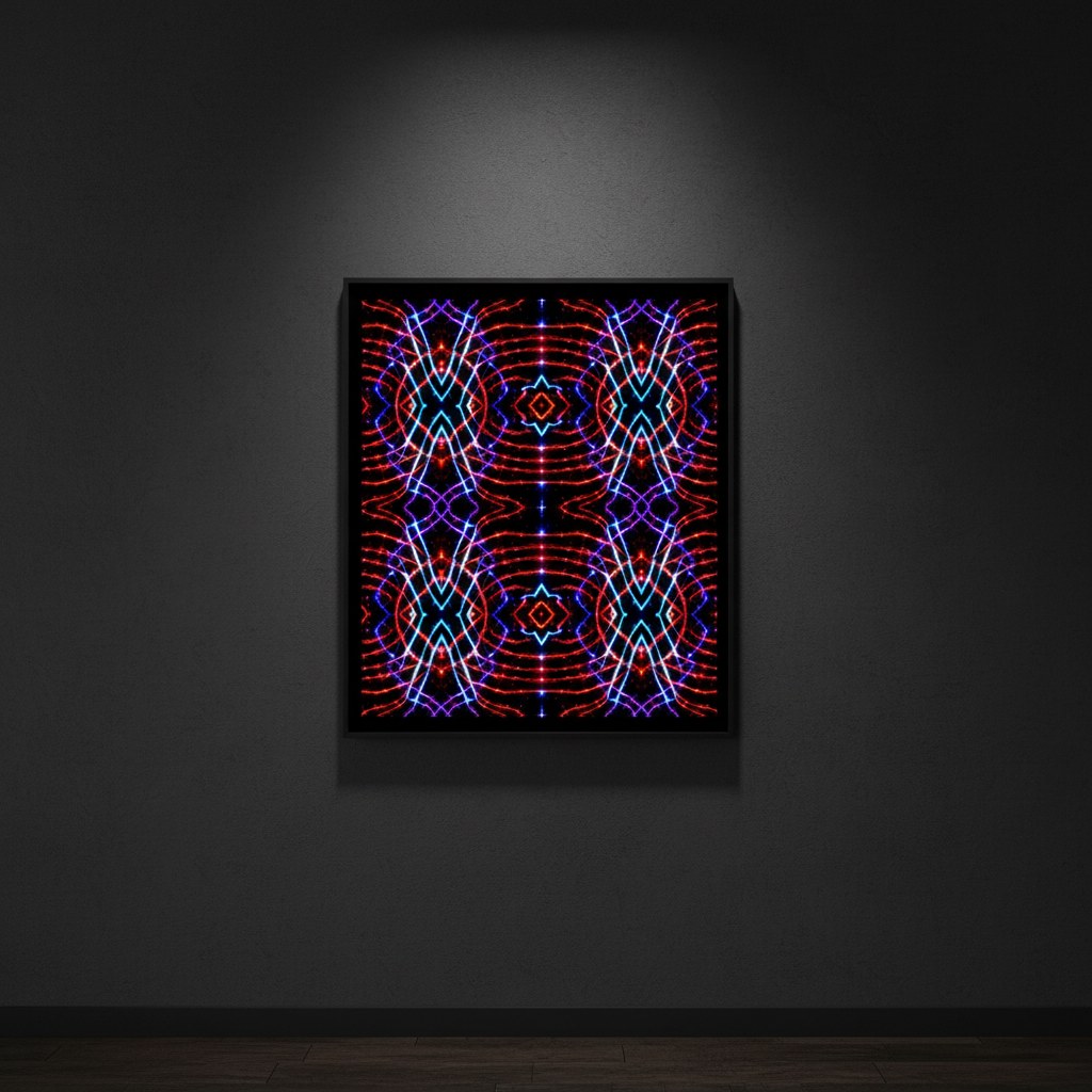 Neon Cathedral — Abstract Architecture Digital Art Bundle | Instant Download