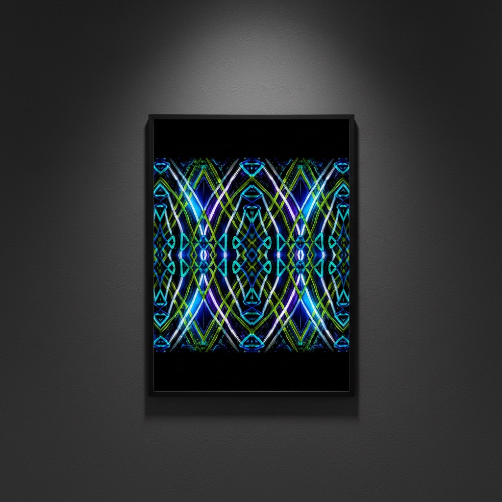 Neon Cathedral — Abstract Architecture Digital Art Bundle | Instant Download