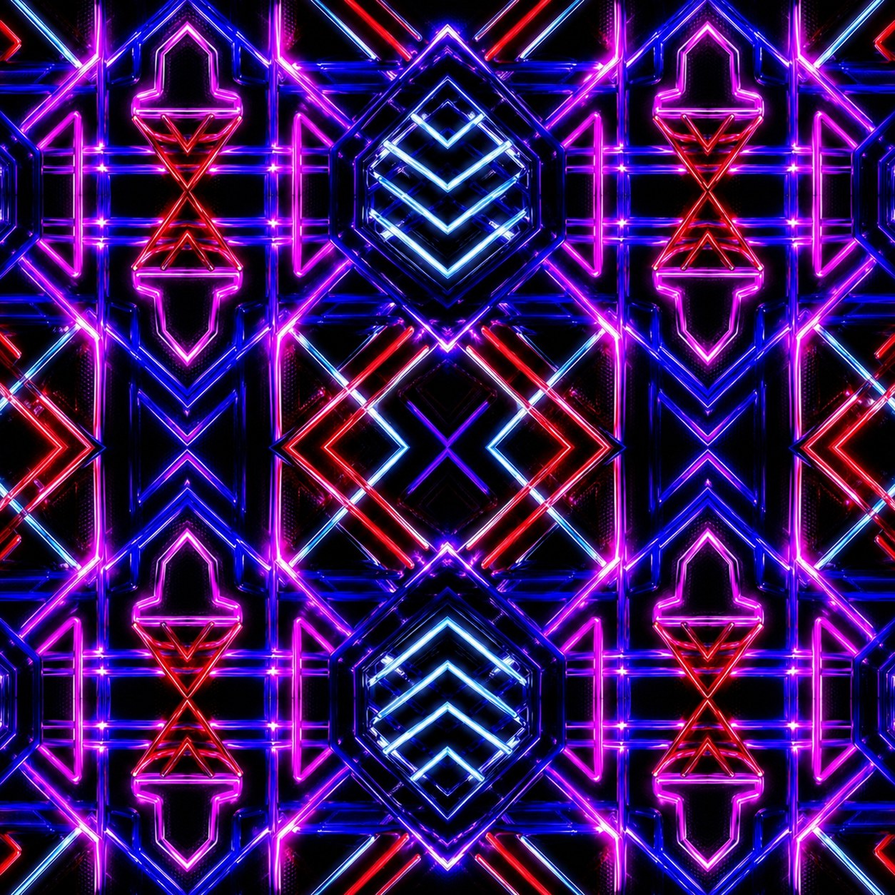 Neon Cathedral — Abstract Architecture Digital Art Bundle | Instant Download