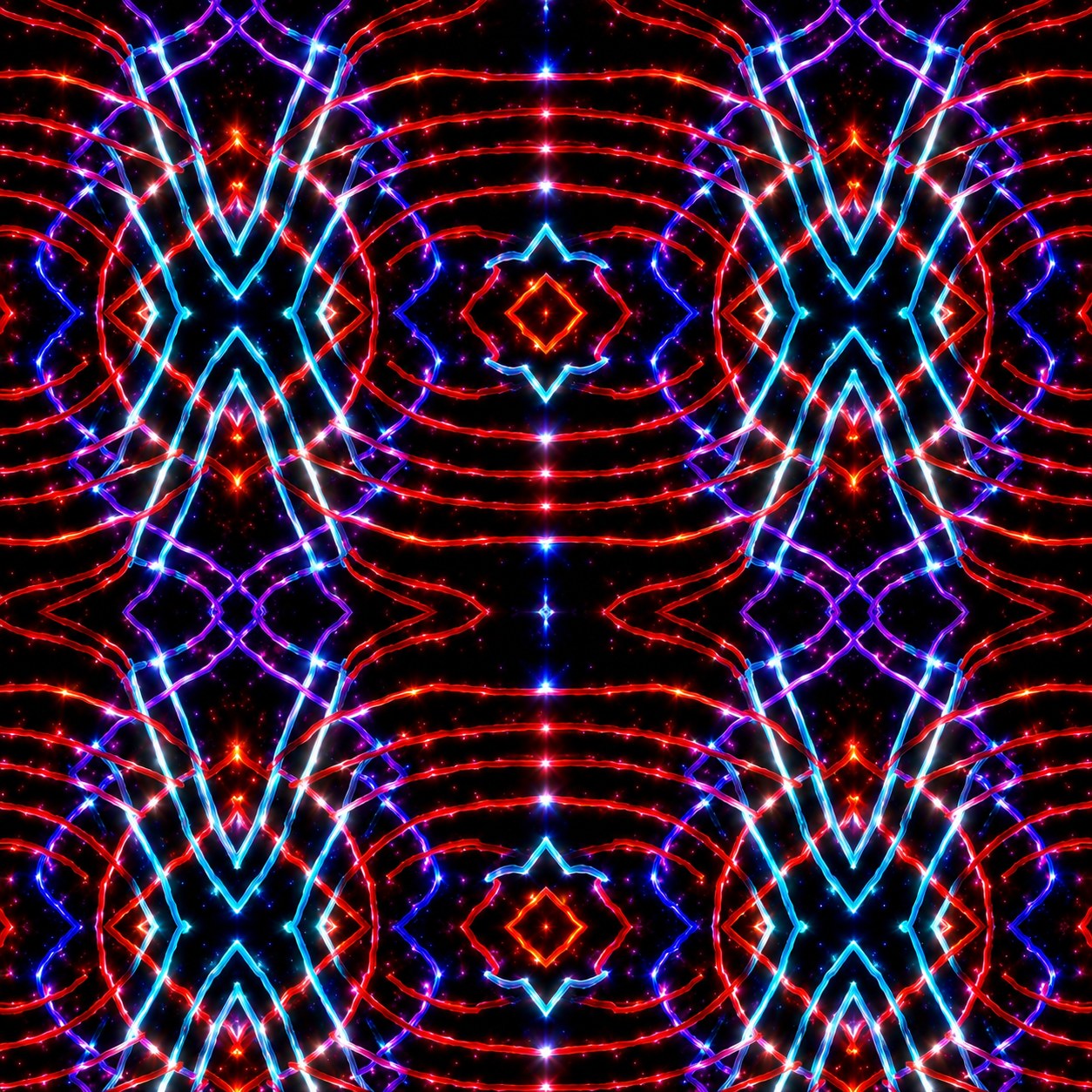 Neon Cathedral — Abstract Architecture Digital Art Bundle | Instant Download