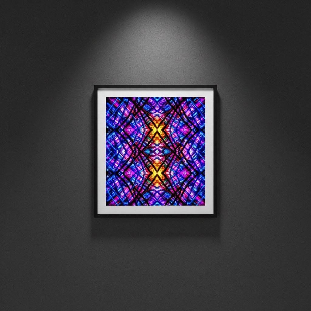 Neon Cathedral — Abstract Architecture Digital Art Bundle | Instant Download