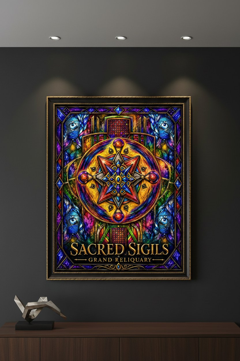 Sacred Sigils — Sacred Geometry Digital Art Bundle | Instant Download
