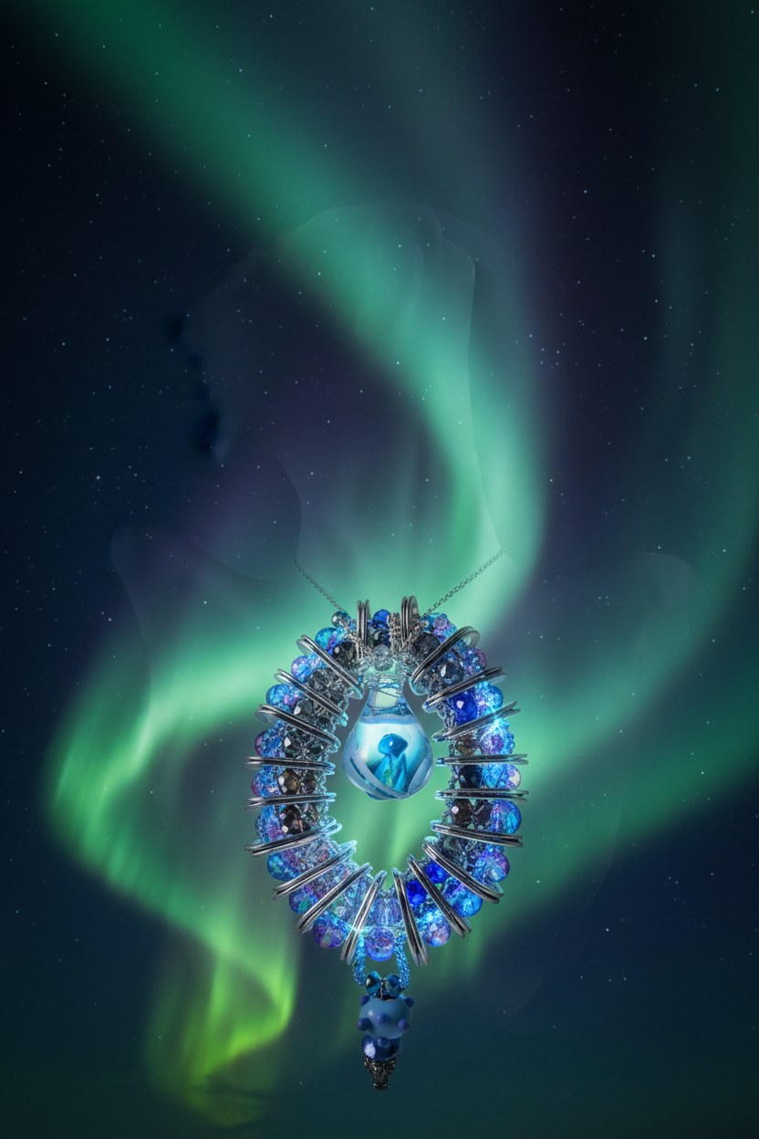 The Aurora Halo Necklace