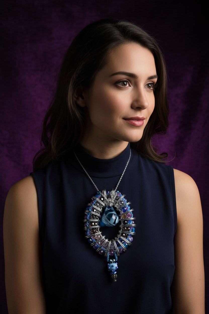 The Aurora Halo Necklace