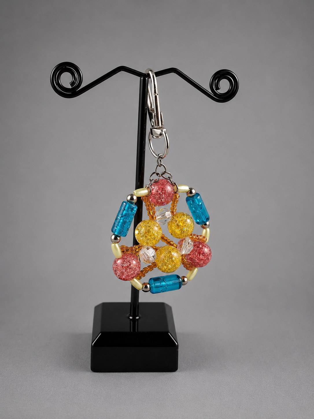 Detail of The SolarPop Artifact handcrafted beadwork