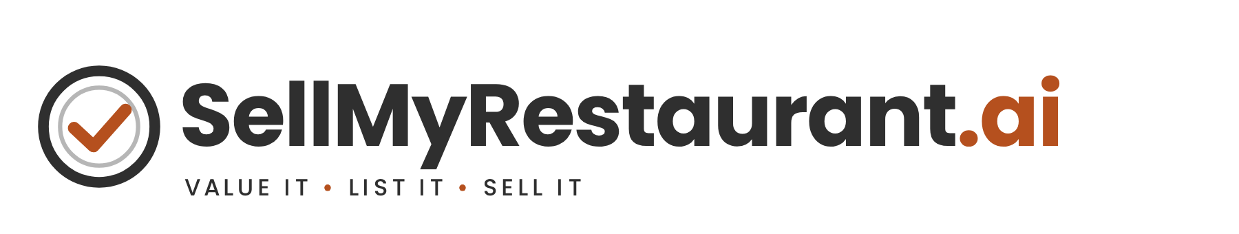 SellMyRestaurant.ai: Value it. List it. Sell it.