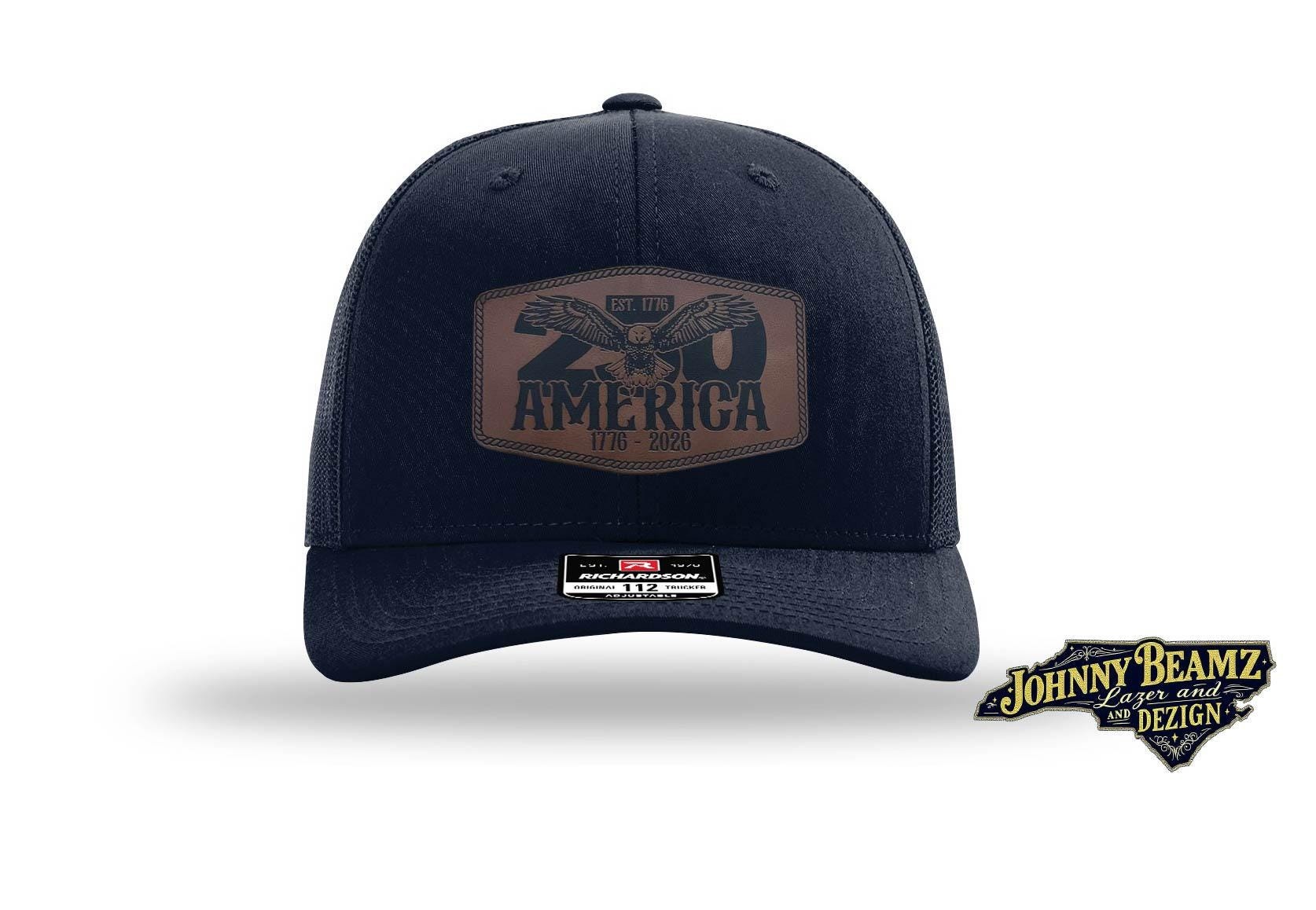250th Anniversary Leather Patch Hat, American Pride Cap