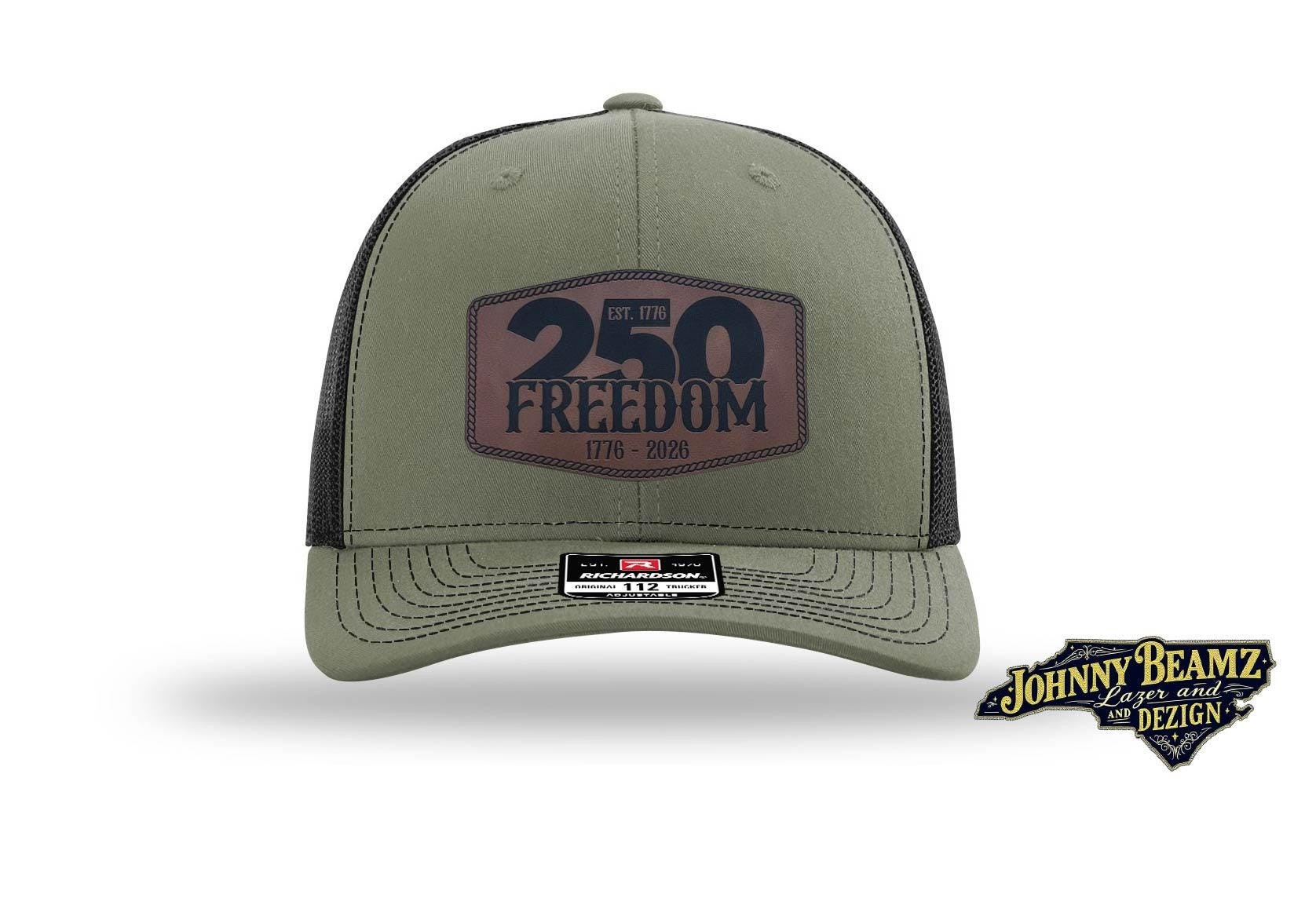 250th Anniversary Leather Patch Hat, American Pride Cap