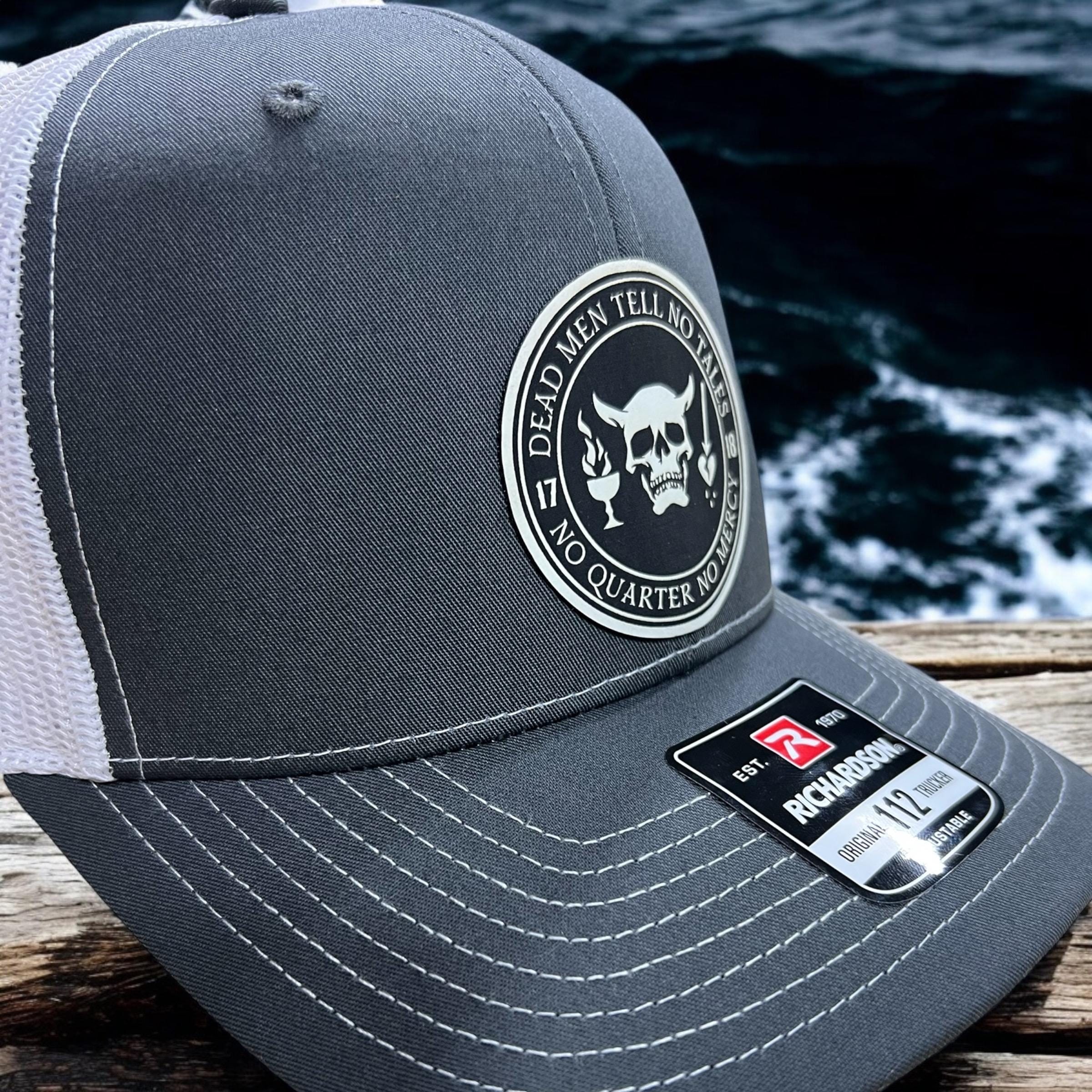 Blackbeard Pirate Patch Hat, Nautical Adventure Cap