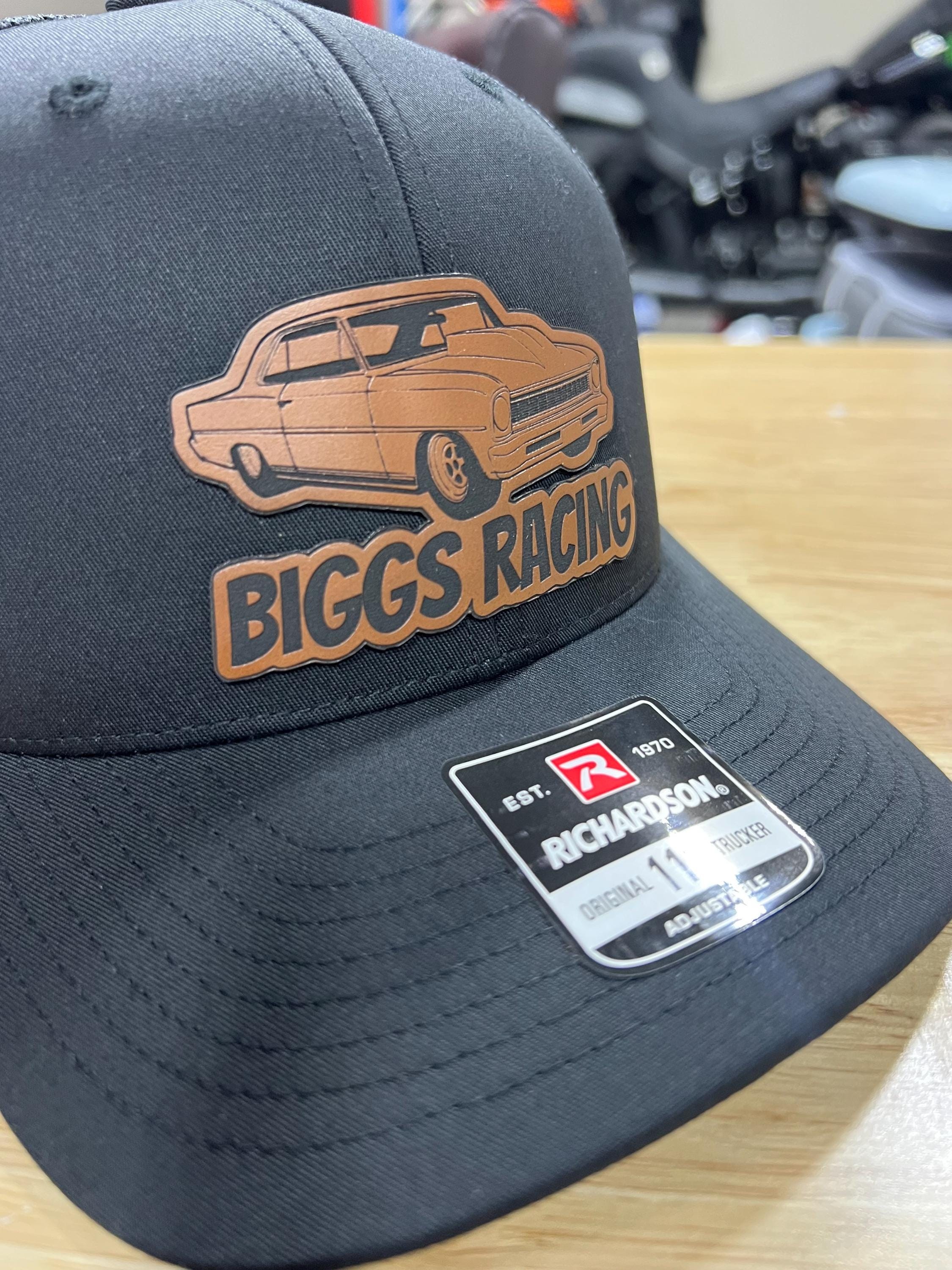 Your logo leather patch hat, custom engraved, adjustable snapback