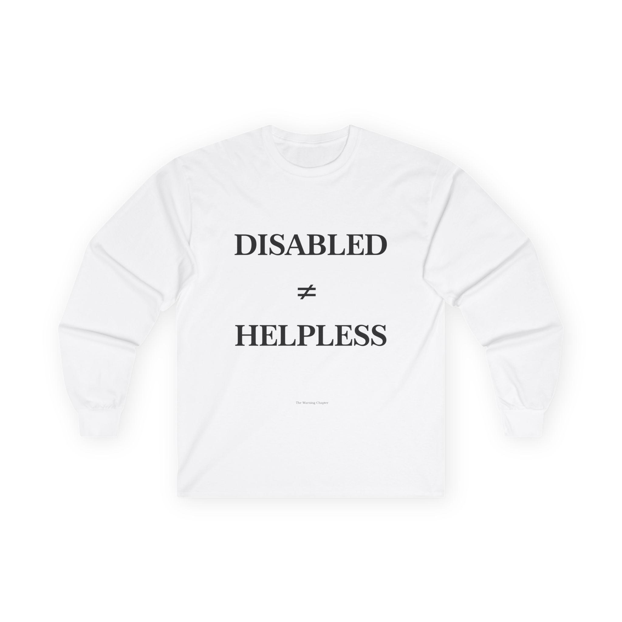 DISABLED ≠ HELPLESS