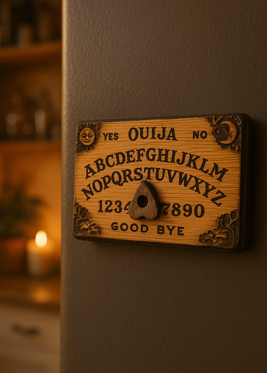Ouija Board Wooden Magnet