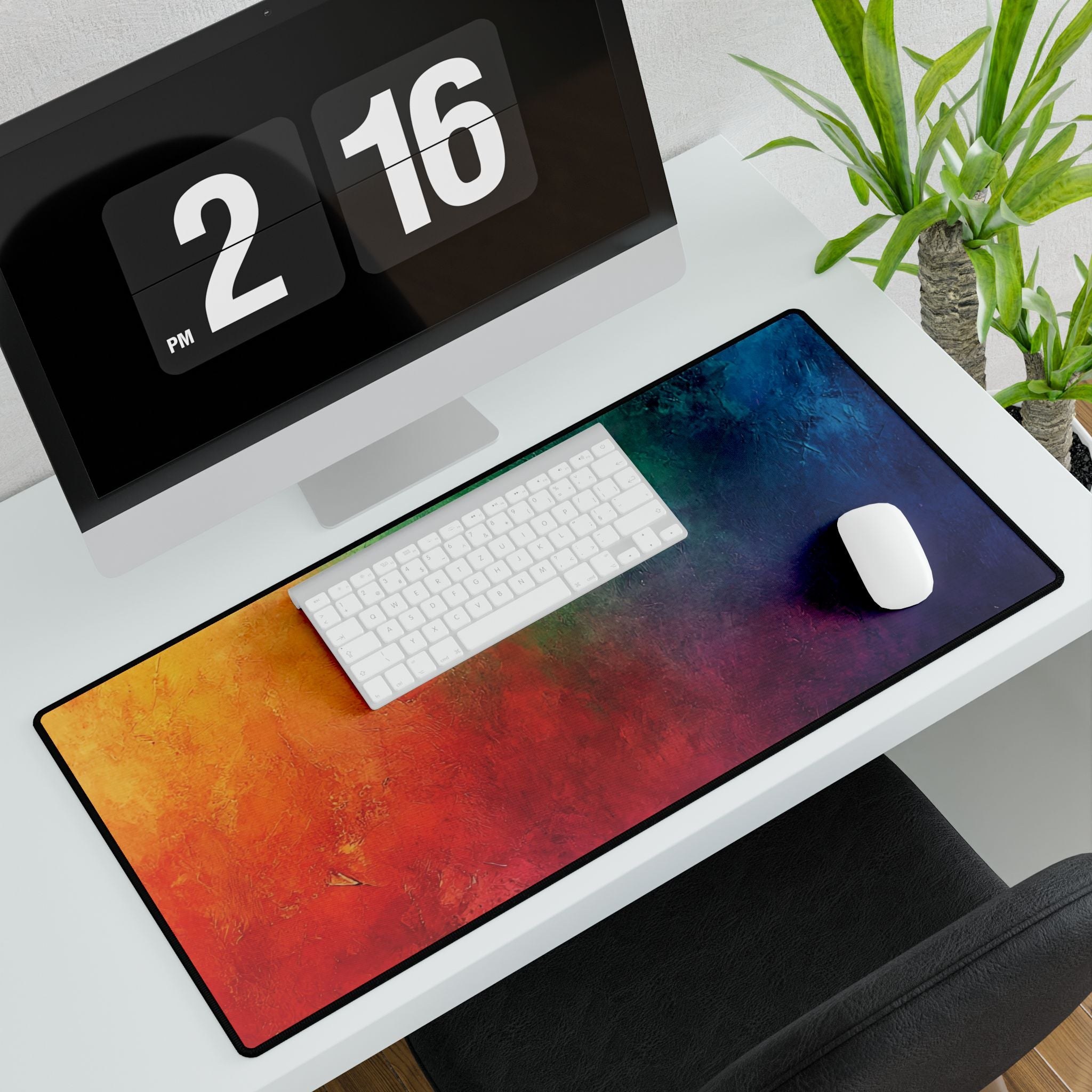Rainbow Gradient Large Desk Mat