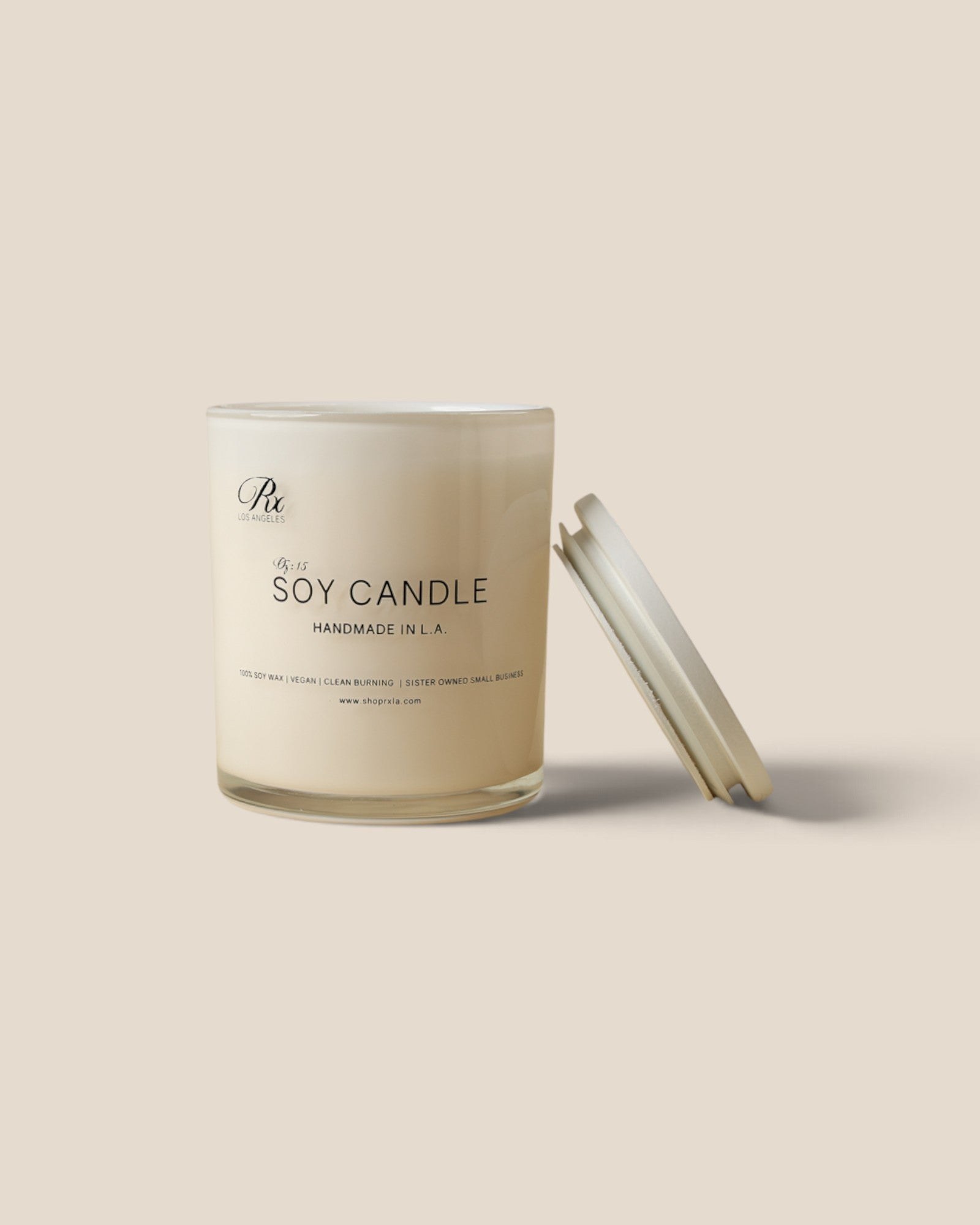 Lavender Oak: 100% Soy Wax Candle, view 5