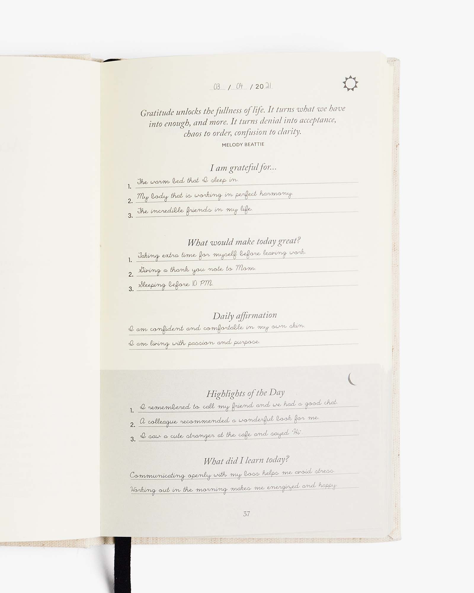 The Five Minute Journal - Original Linen, view 3