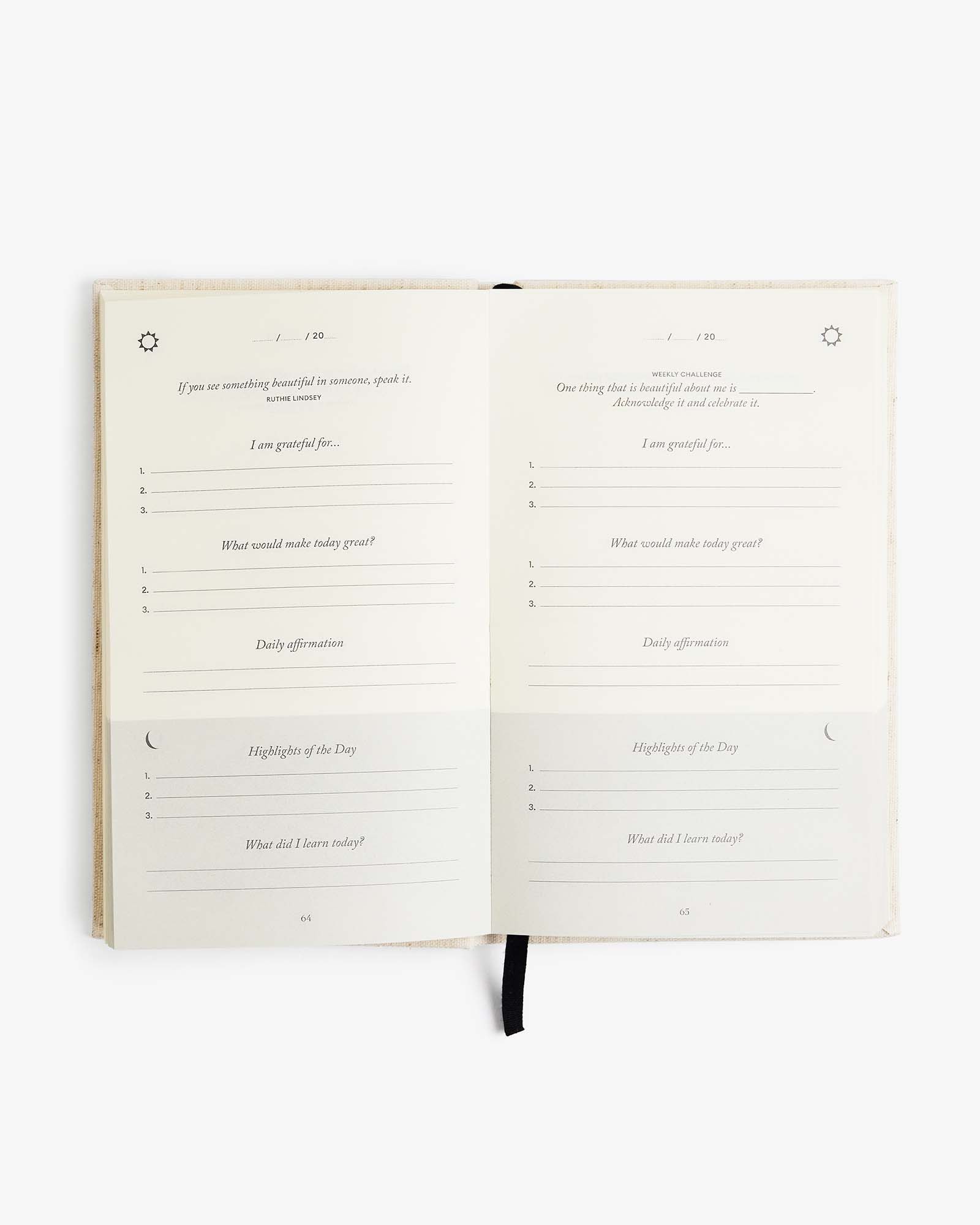 The Five Minute Journal - Original Linen, view 4