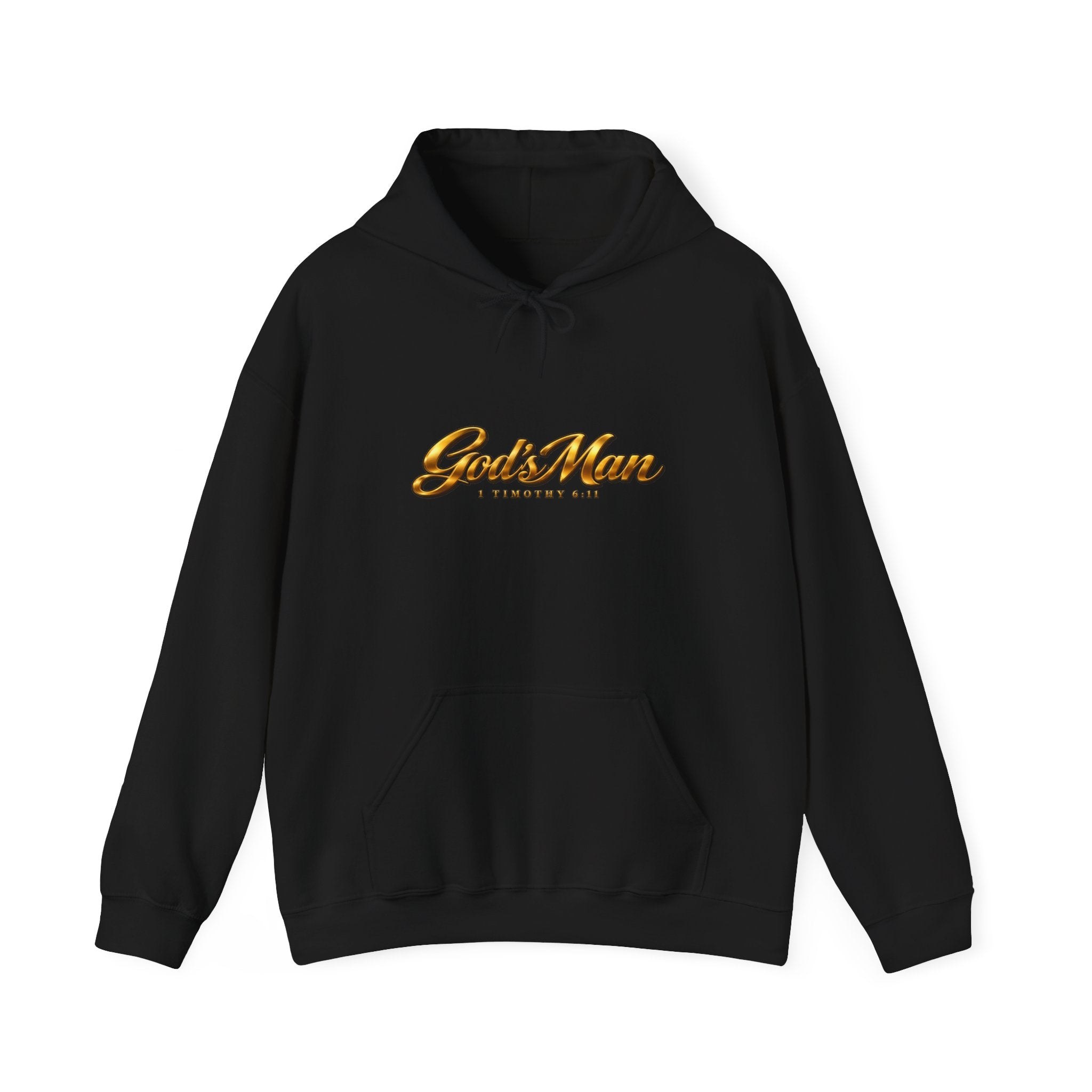 God’s Man Scripture Unisex Heavy Blend Hoodie, view 2
