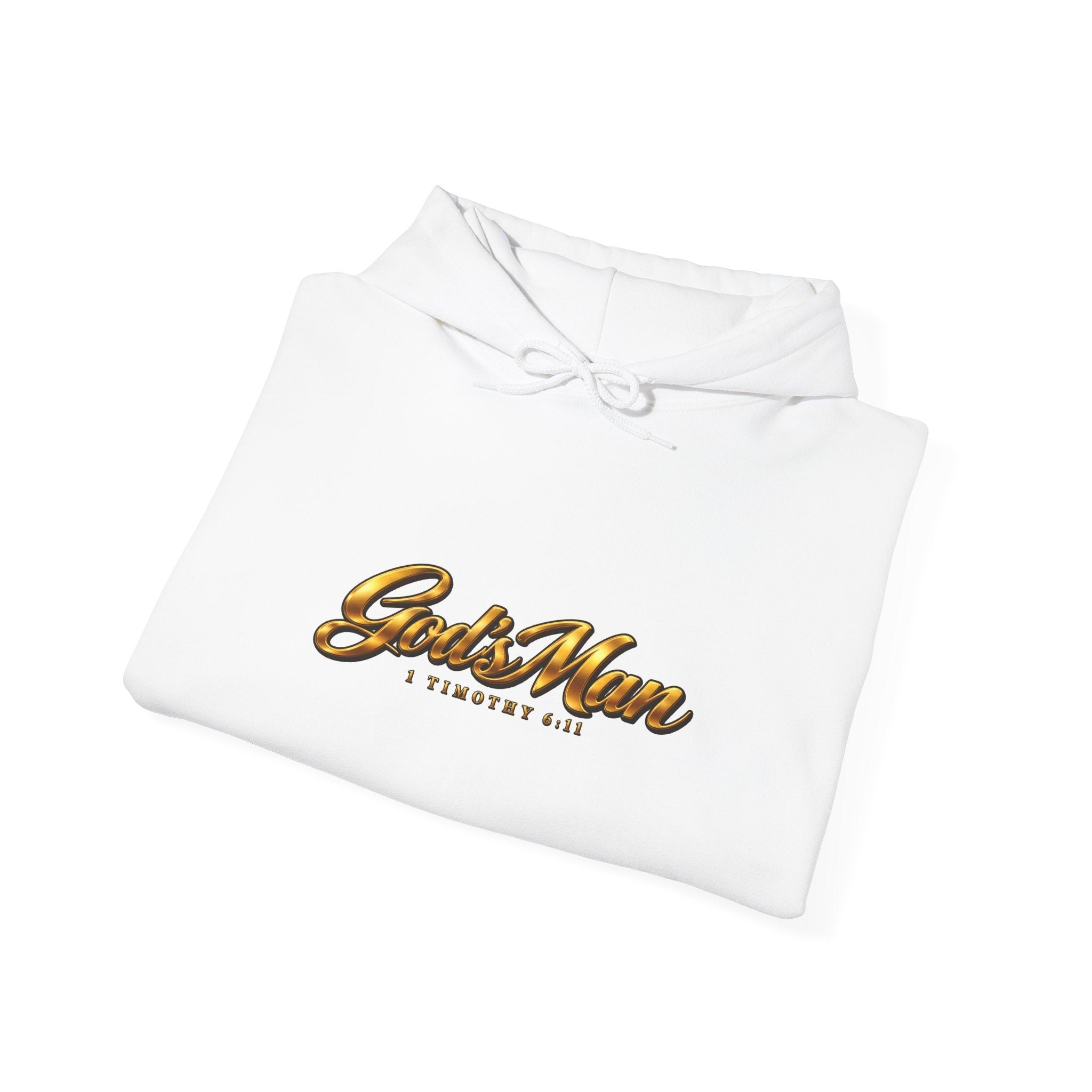 God’s Man Scripture Unisex Heavy Blend Hoodie, view 9