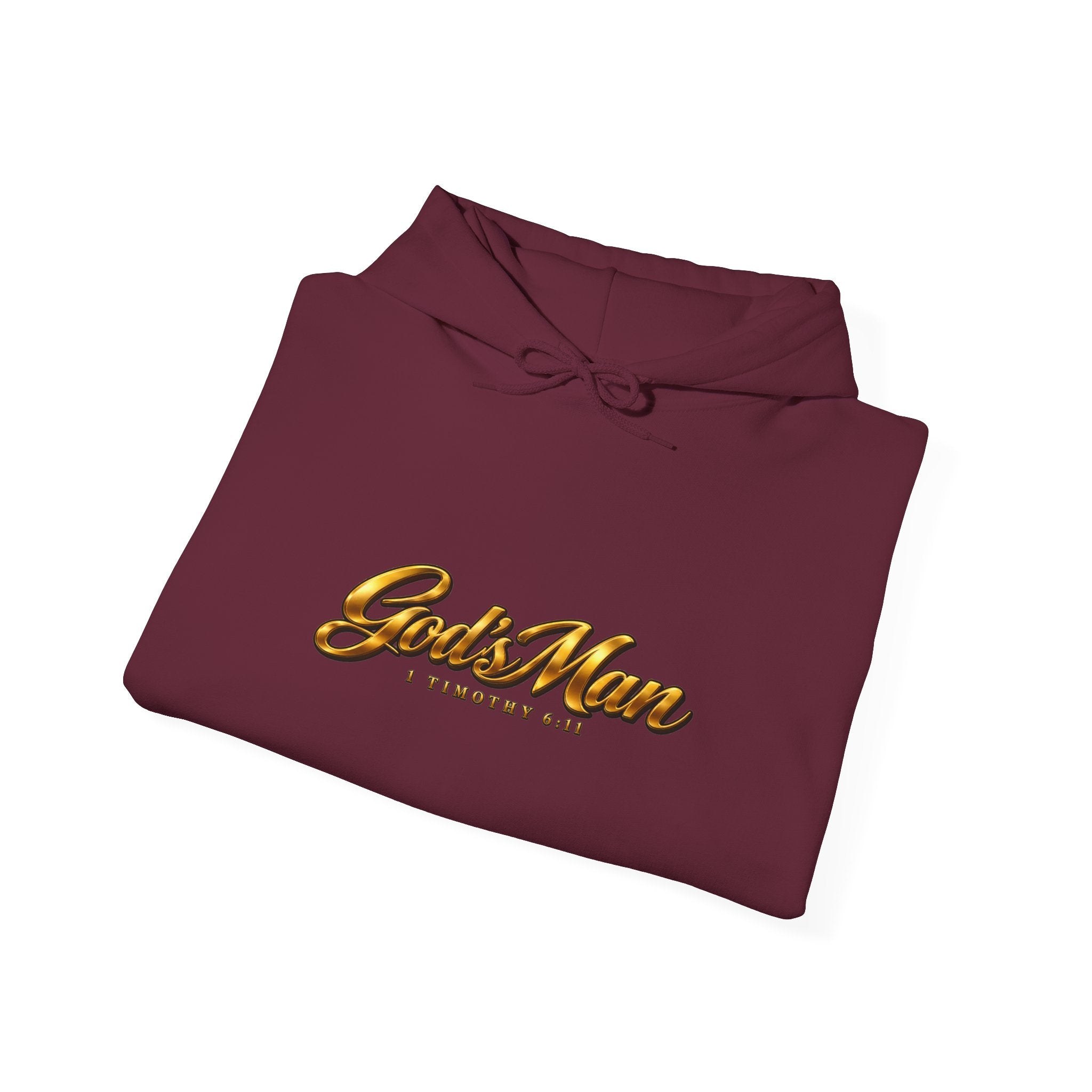 God’s Man Scripture Unisex Heavy Blend Hoodie, view 18