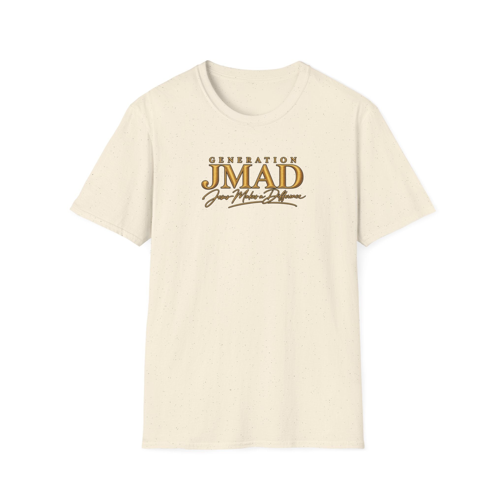 Original Linen Generation JMAD unisex softstyle Christian T-shirt., view 3