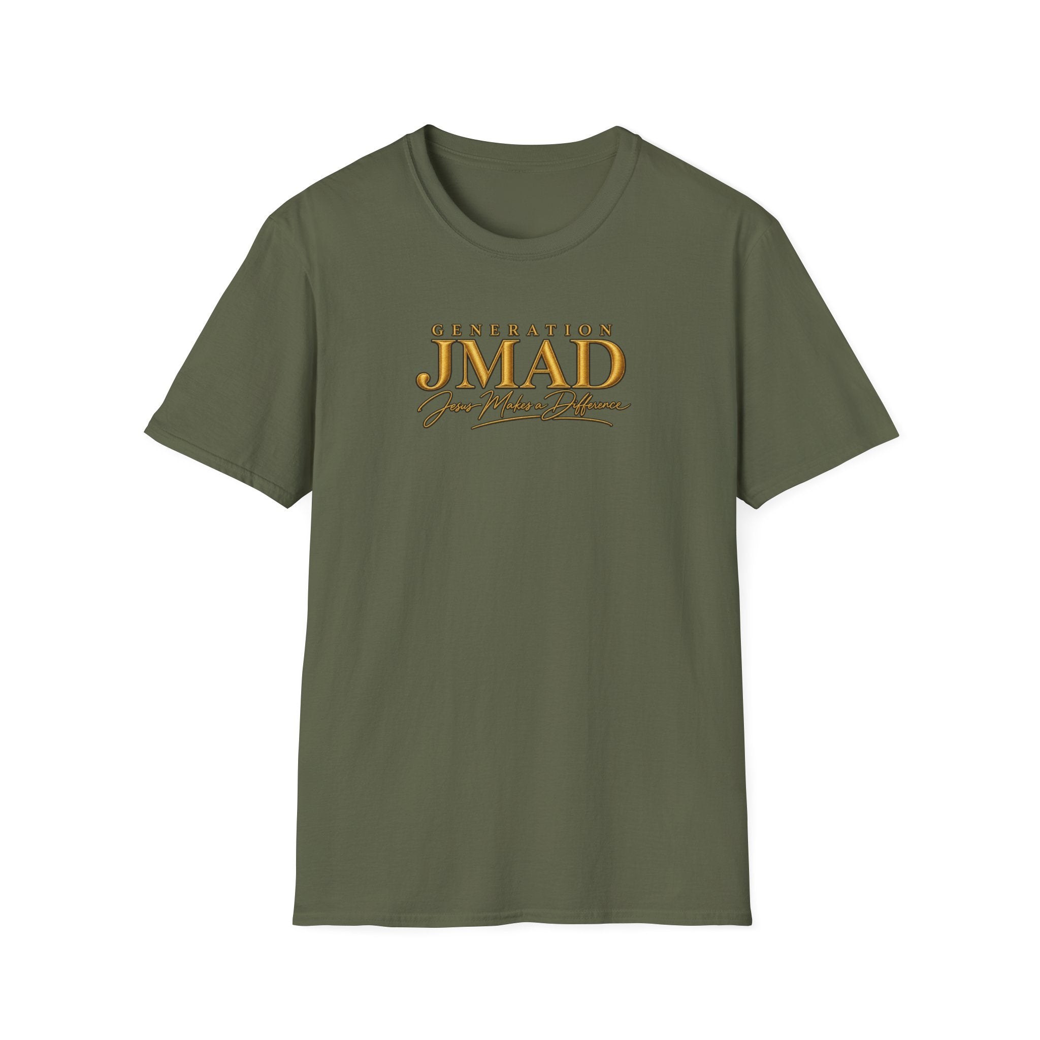 Original Linen Generation JMAD unisex softstyle Christian T-shirt., view 4