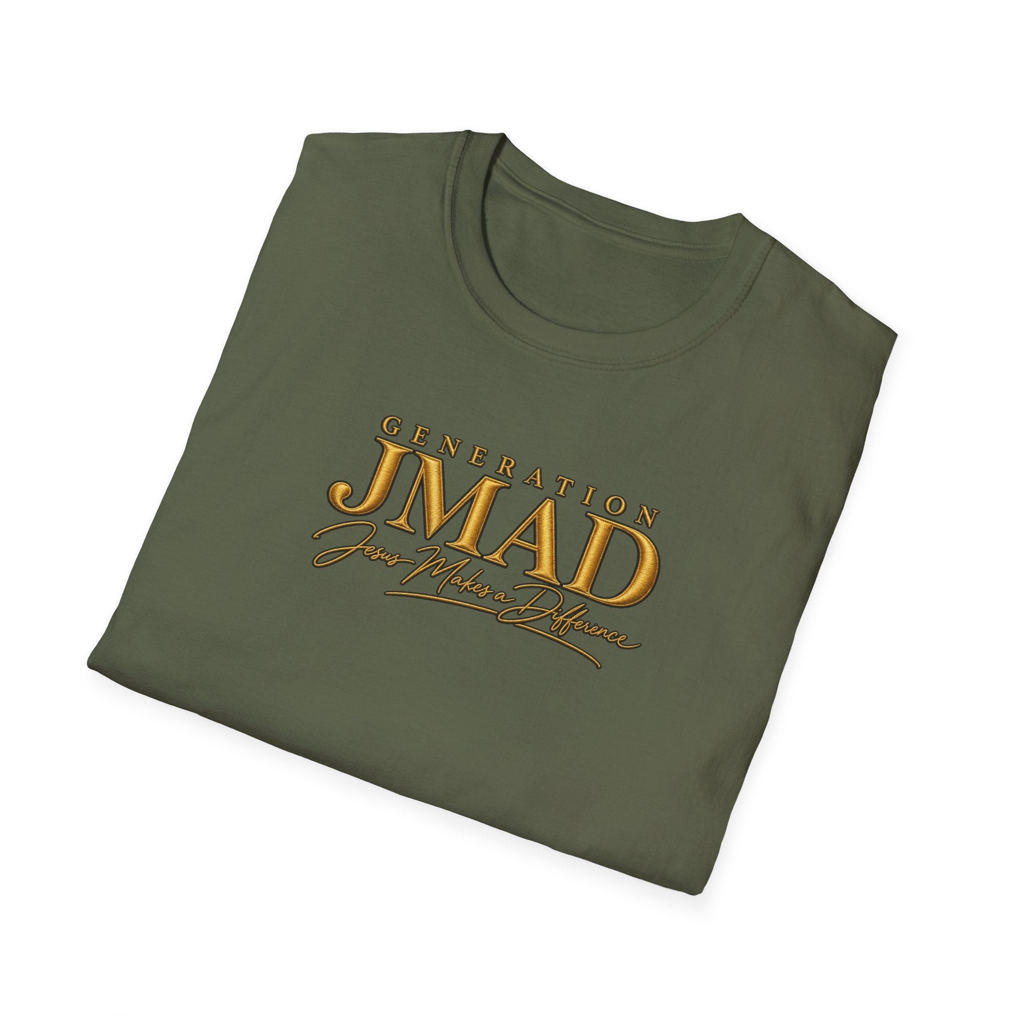 Original Linen Generation JMAD unisex softstyle Christian T-shirt., view 18