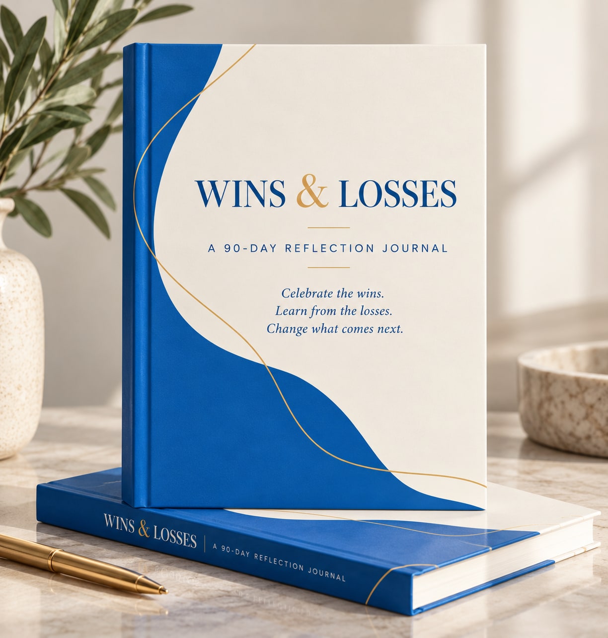 Wins & Losses hardcover reflection journal