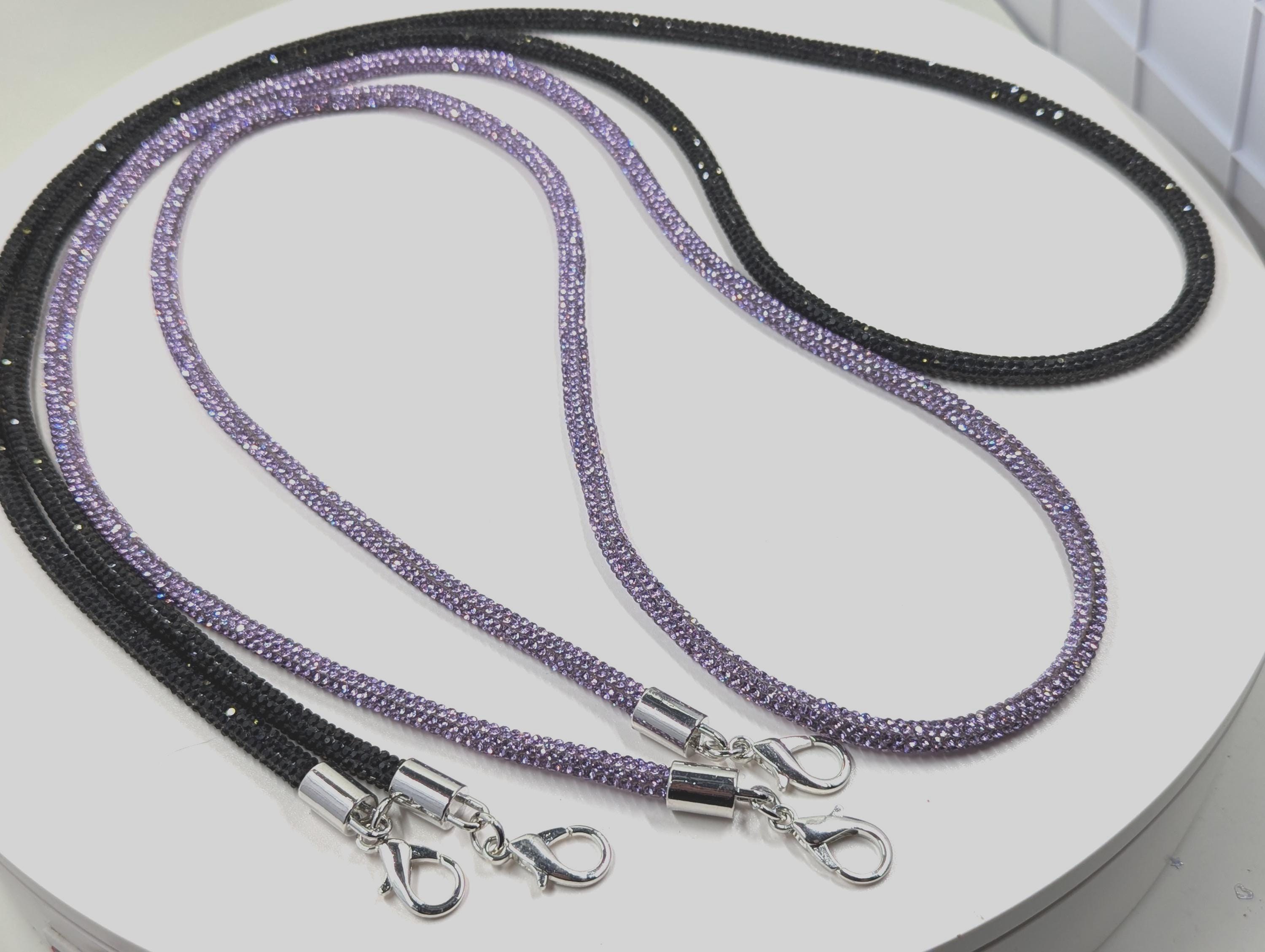 Sparkly Bling Lanyard: Durable Key Chain, Phone/Purse Strap