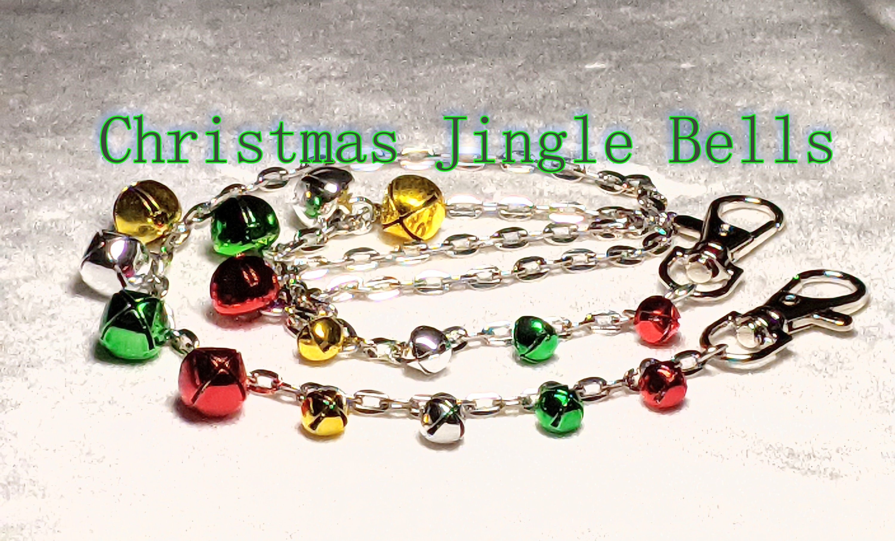 Christmas Jingle Bell Face Mask Chain: Holiday Lanyard Necklace