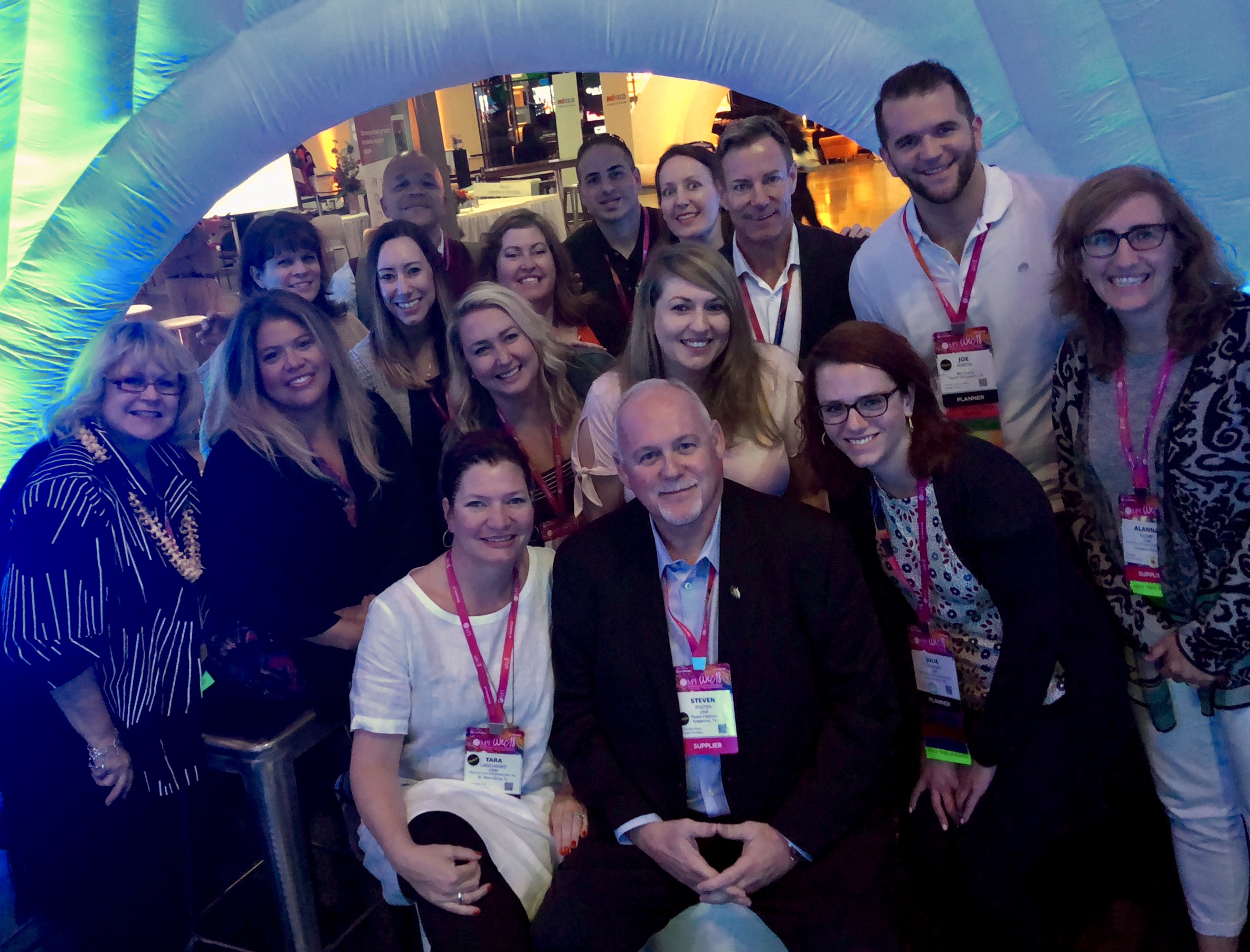 Steven Foster with MPI chapter leaders at WEC
