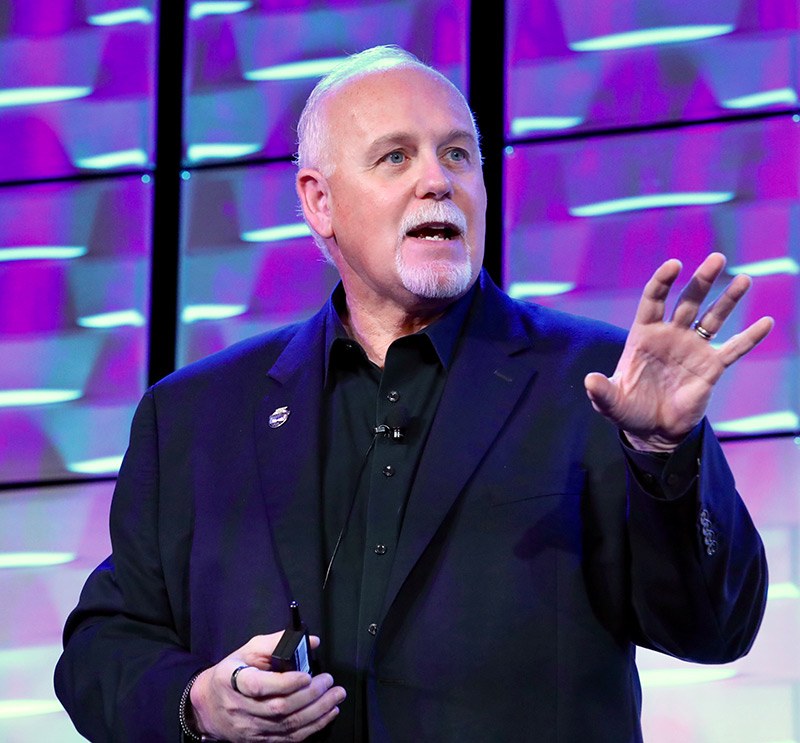 Steven Foster speaking to an audience