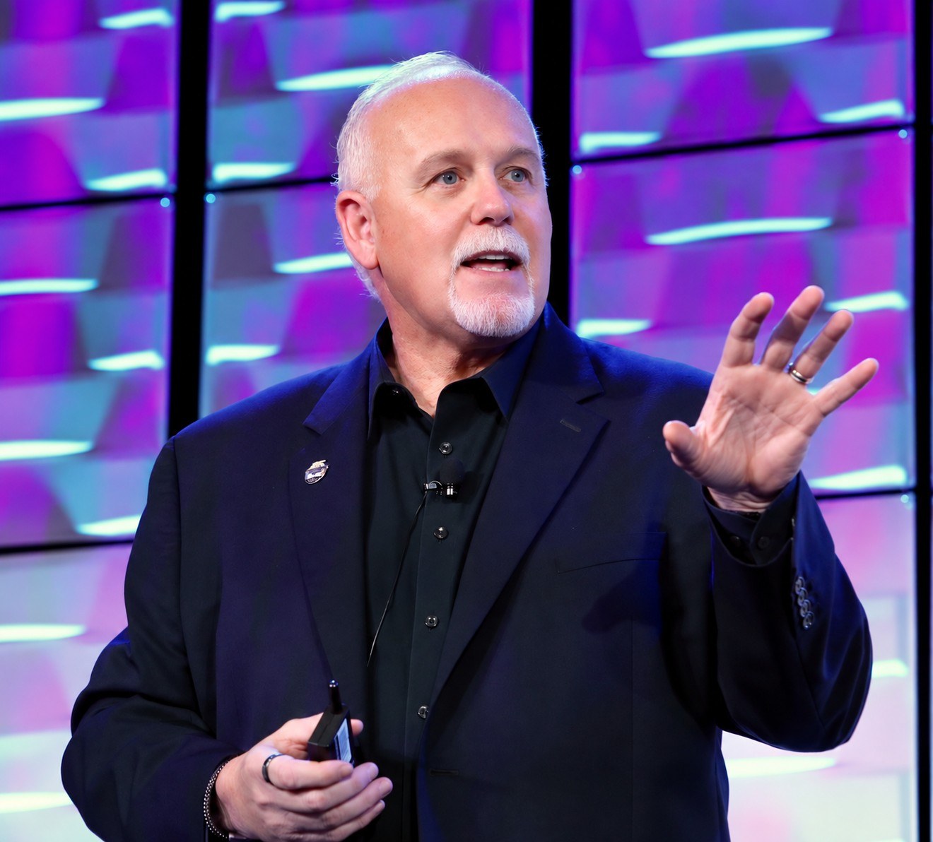 Steven Foster speaking to an audience