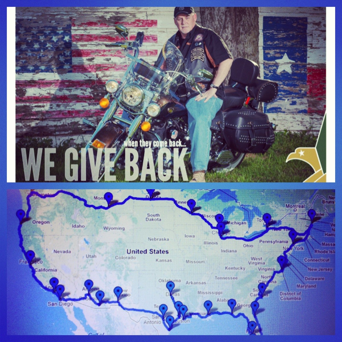 Follow the Route of the Full-Throttle Leadership Ride