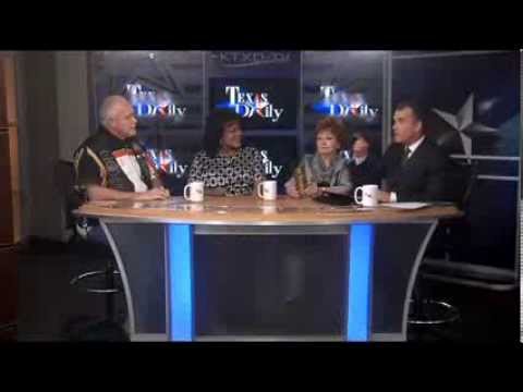 Steven Foster and panelists on Texas Daily