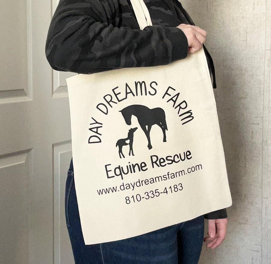 Day Dreams Farm logo tote bag