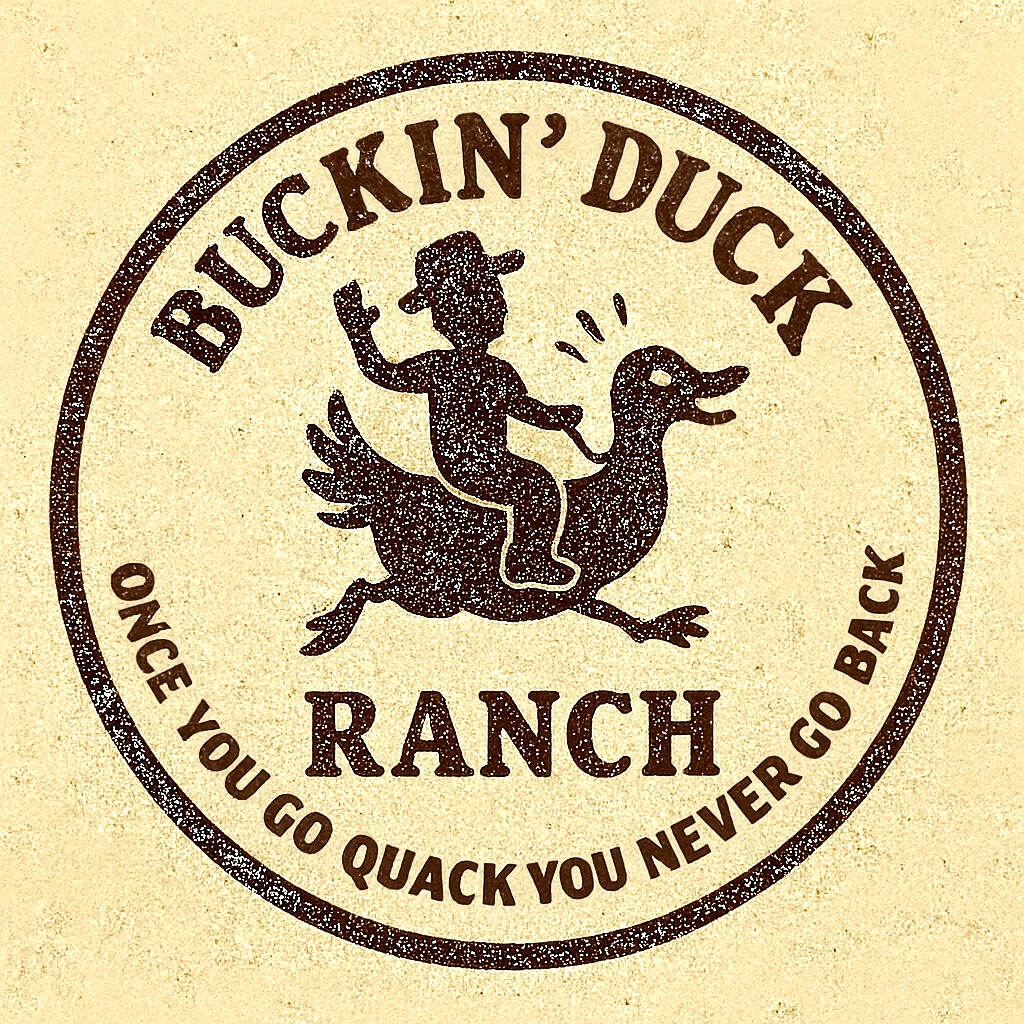 Buckin' Duck Ranch logo