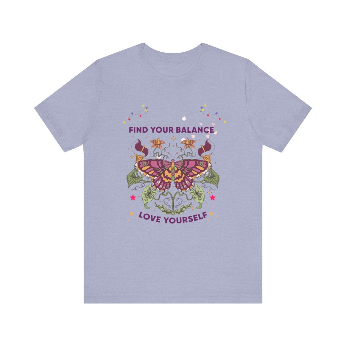 Find Your Balance - Love Yourself Butterfly Tee