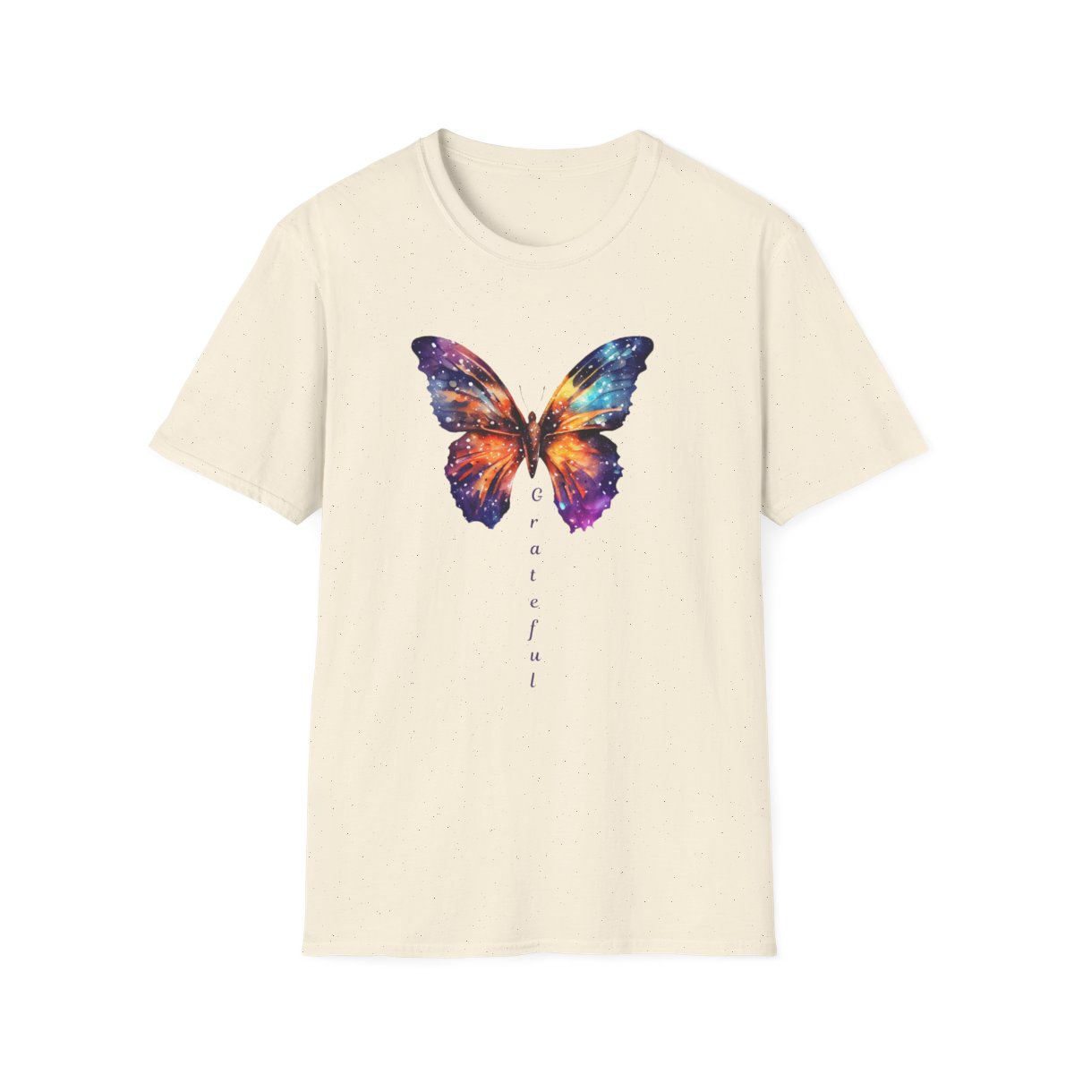 Grateful Colorful Butterfly Tee