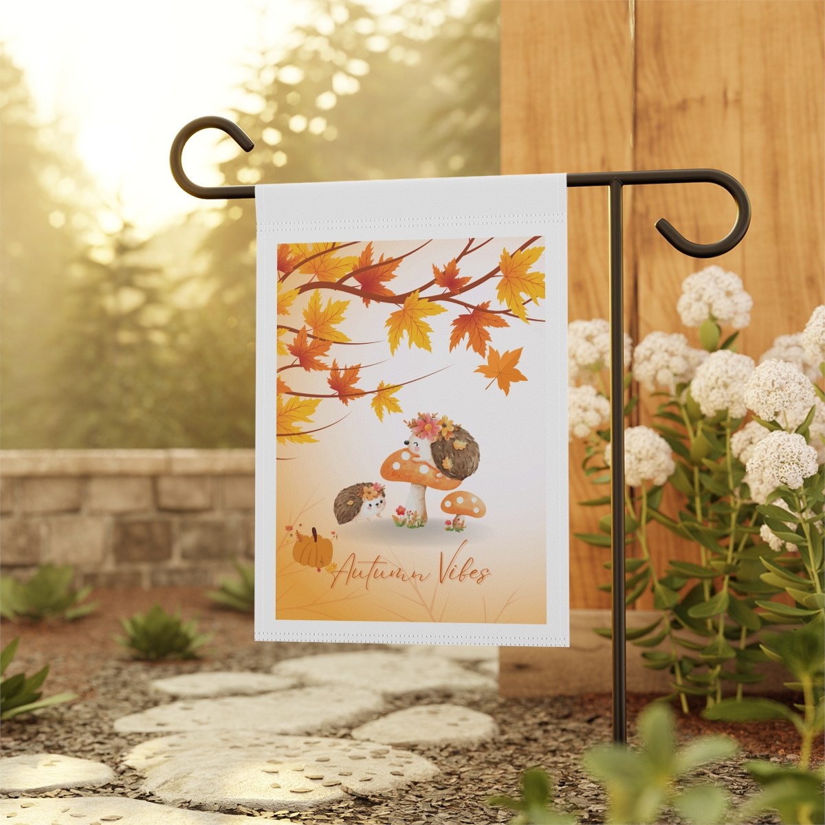 Autumn-themed Garden Banner
