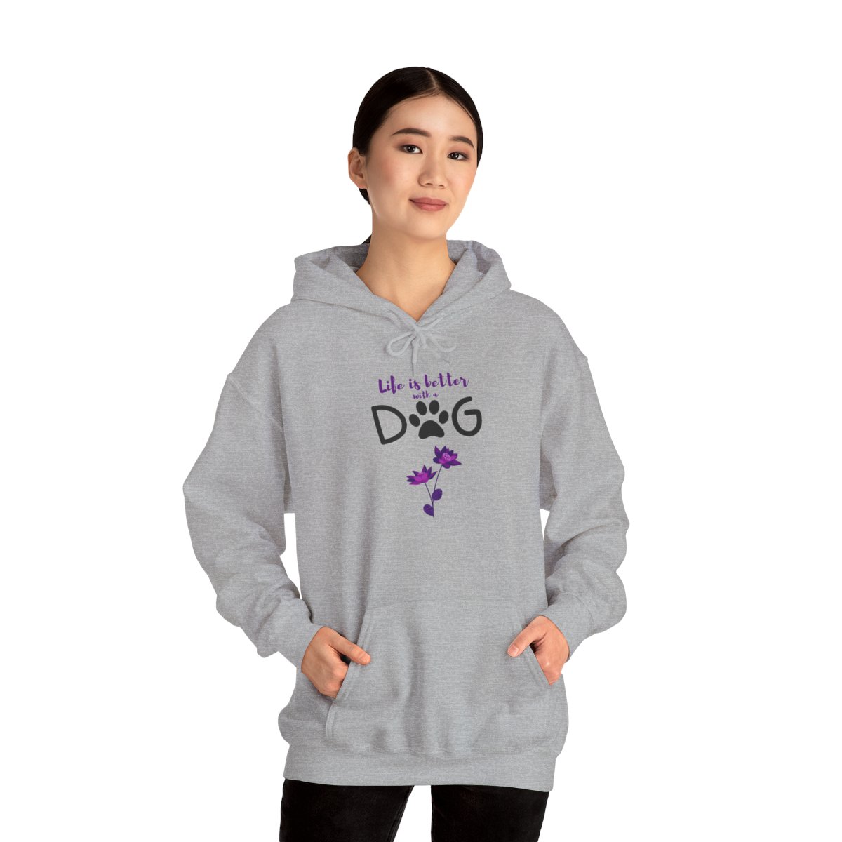 Life is Better with a Dog - Cozy Pet Lover Hoodie