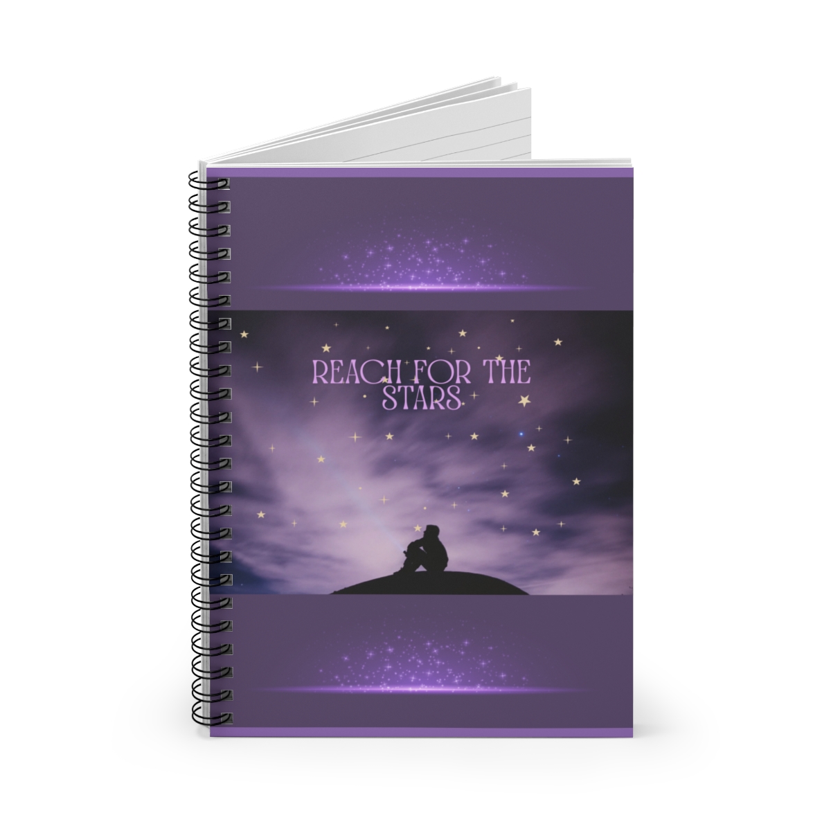 Reach For The Stars Inspirational Notebook