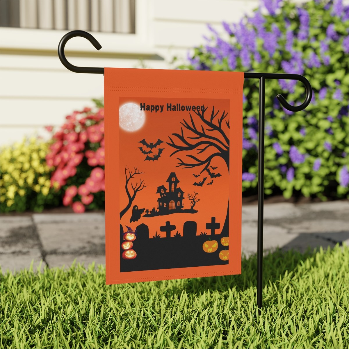 Happy Halloween Garden Flag
