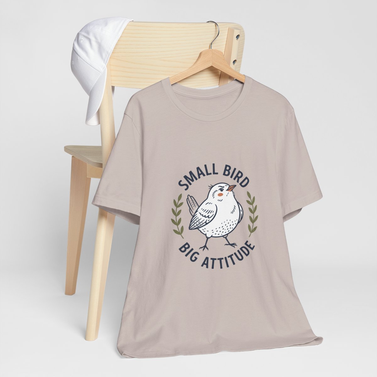 Small Bird Big Attitude Tee | Birdwatching, Vintage Naturalist Illustration