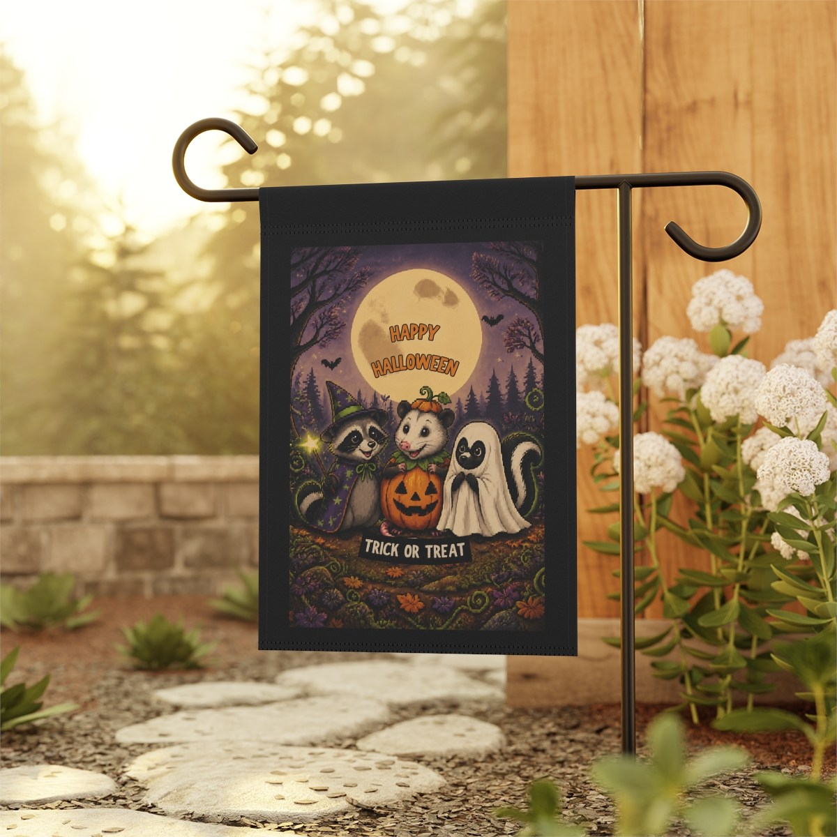 Trick or Treat Cute Critter Banner