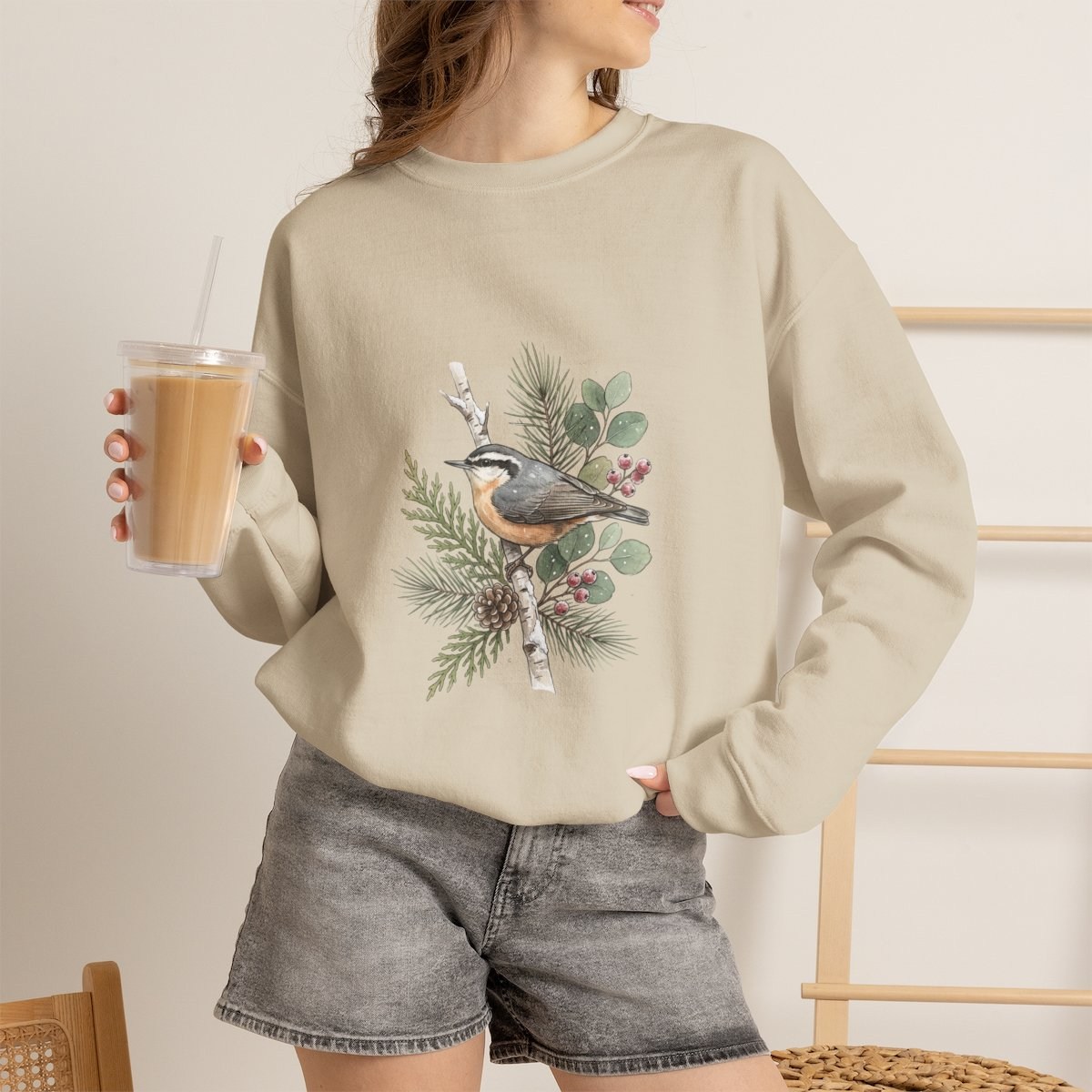 Bird & Pinecone Crewneck Sweatshirt