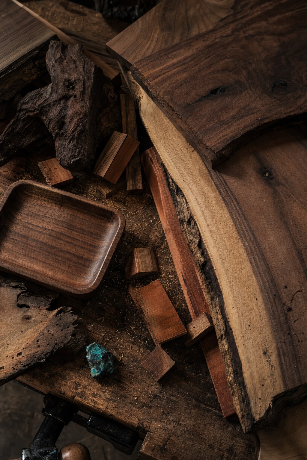 Illustrative wood material study