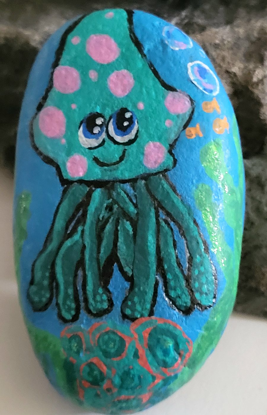 Colorful squid, main view