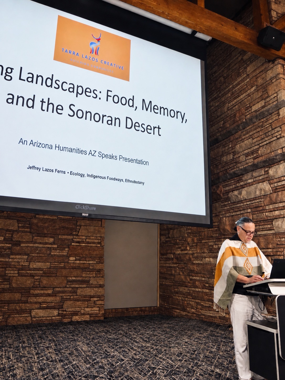 Jeffrey Lazos Ferns presenting Living Landscapes: Food, Memory, and the Sonoran Desert