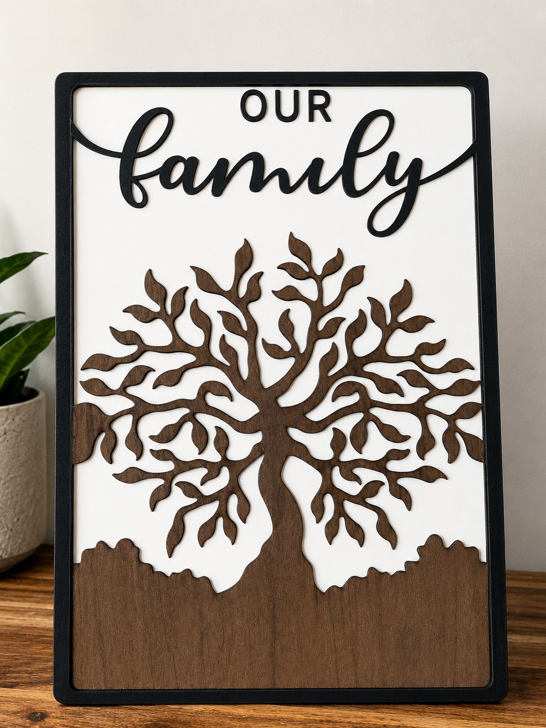 Custom family sign