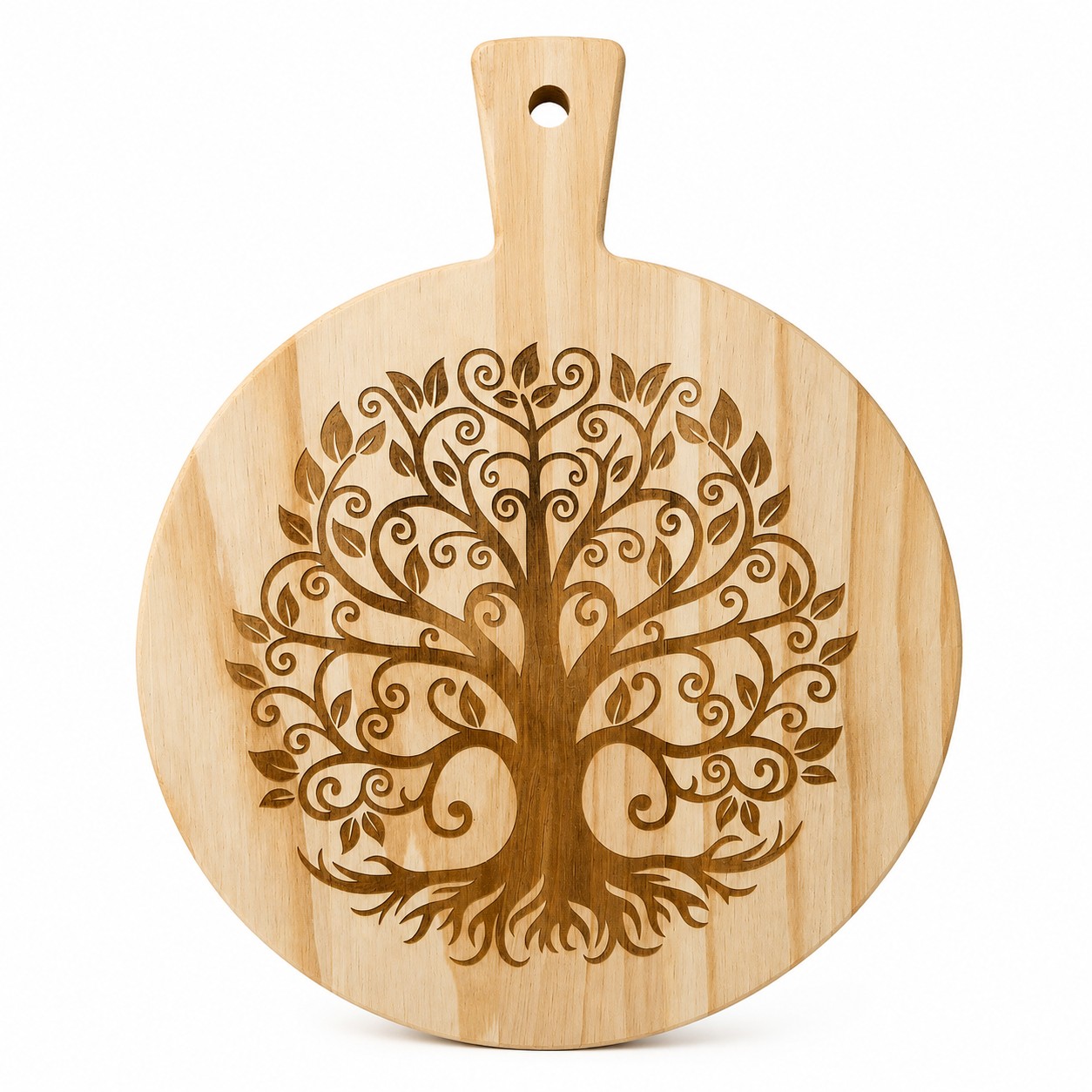 Engraved family tree keepsake